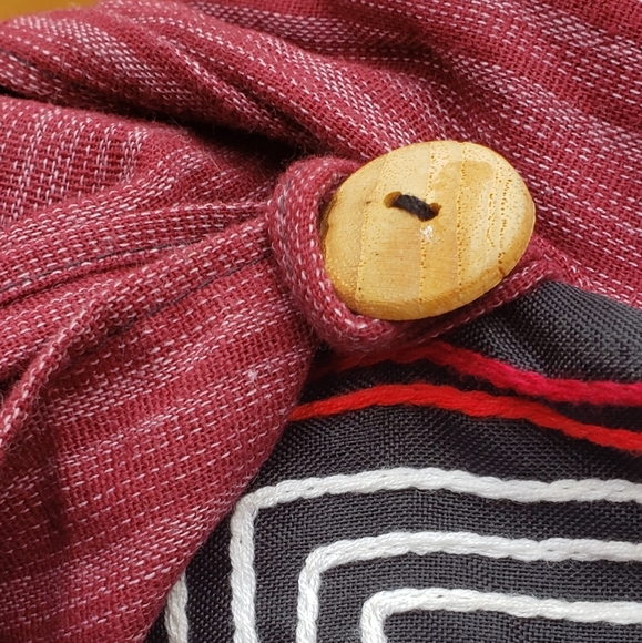 Boho Fabric Shoulder Bag - Picture 2 of 13